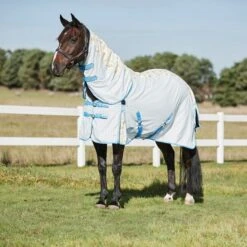 Weatherbeeta Sommerdecke Lite III Combo Neck Weiß/Blau/Rot -TRUS Pferd Geschaft 1018381000 seahorseprint wb sum sht lite iv cmb image hero null.7fadcd