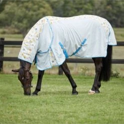 Weatherbeeta Sommerdecke Lite III Combo Neck Weiß/Blau/Rot -TRUS Pferd Geschaft 1018381000 seahorseprint wb summer sheet lite iv cmb image null hero.489307