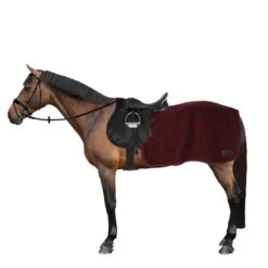 Kentucky Horsewear Ausreitdecke Quadratisch Heavy Fleece Bordeaux -TRUS Pferd Geschaft 44743477.396193