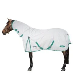 Weatherbeeta Regendecke Combo Neck Lite Plus 900d Hellgrau/Bottle Green -TRUS Pferd Geschaft 44795264.d0083d