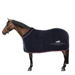 Schockemöhle Abschwitzdecke Premium Logo Fleece Navy