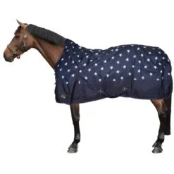 HKM High Neck Decke Orlando Stars 600D 100g Wattefüllung Grau -TRUS Pferd Geschaft 44870923.a3e99e