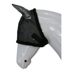Harry's Horse Fliegennetz Gesichtsmaske Ohren Syntetic Fell Schwarz -TRUS Pferd Geschaft agradi 40326812 3.753a4a