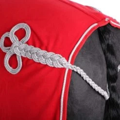 HKM Fleecedecke Mit Kragen Rot -TRUS Pferd Geschaft agradi 443661942 4.7932bc