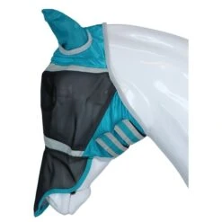 Shires Fliegenmaske Mit Ohr Und Nase Mesh Teal -TRUS Pferd Geschaft agradi 44608125 3.1156c5 1