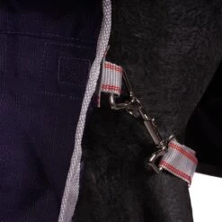Weatherbeeta Lite Plus Turnout Rug Comfitec Essential Plus Standard Neck 0g Navy/Silver/Red 145/195 -TRUS Pferd Geschaft agradi 44638249 5.922938