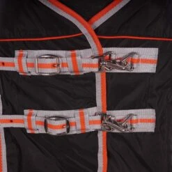 Weatherbeeta Detach-A-Neck Medium Comfitec Premier With Therapy Tec 220g Schwarz/Silber/Rot -TRUS Pferd Geschaft agradi 44638909 1.1d1db4