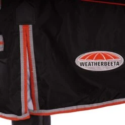 Weatherbeeta Detach-A-Neck Medium Comfitec Premier With Therapy Tec 220g Schwarz/Silber/Rot -TRUS Pferd Geschaft agradi 44638909 5.72d497