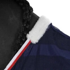 Weatherbeeta Standard Neck Scrim Cooler Navy/Rot/Weiß -TRUS Pferd Geschaft agradi 44638972 2.bc7cc8