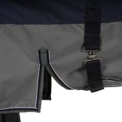 EQUITHÈME Tyrex Mit Bauchlatz 600D 0g Navy/Grau Dots -TRUS Pferd Geschaft agradi 44684625 3.8732c6