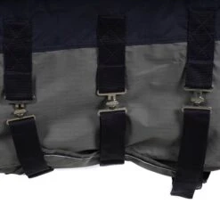 EQUITHÈME Tyrex Mit Bauchlatz 600D 0g Navy/Grau Dots -TRUS Pferd Geschaft agradi 44684625 4.50ba97