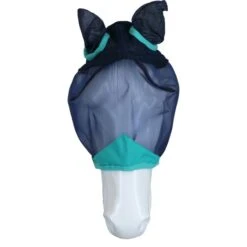 Weatherbeeta Fliegenmaske Comfitec Fine Mesh Mit Ohren Schwarz/Türkis -TRUS Pferd Geschaft agradi 446981653 2.937f3d