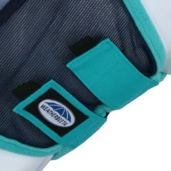 Weatherbeeta Fliegenmaske Comfitec Fine Mesh Navy/Türkis -TRUS Pferd Geschaft agradi 44698176 4.1bdf18