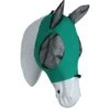 Weatherbeeta Fliegenmaske Stretch Eye Bug Saver Mit Ohren Türkis Schwarz Warmblut