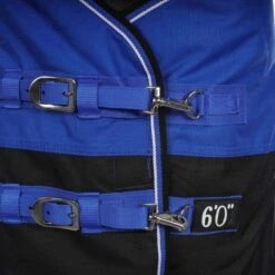 EQUITHÈME Outdoordecke Tyrex Aisance 1200D 150g Blau/Schwarz -TRUS Pferd Geschaft agradi 44738679 1.a6af57