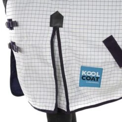 Weatherbeeta Decke Kool Coat Classic With Surcingles III Standard Neck Weiß/Navy -TRUS Pferd Geschaft agradi 44804033 3.295a50