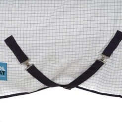 Weatherbeeta Decke Kool Coat Classic With Surcingles III Standard Neck Weiß/Navy -TRUS Pferd Geschaft agradi 44804033 4.ef5447