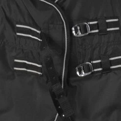 Riding World Regendecke Oxford 300D Fleece Fütterung Schwarz -TRUS Pferd Geschaft agradi 44818352 2.384ddc