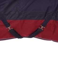 EQUITHÈME Outdoordecke Tyrex 1200D 50g Mit Halbem Hals Navy/Bordeaux -TRUS Pferd Geschaft agradi 44818384 4.b95a96