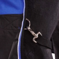 EQUITHÈME Outdoordecke Tyrex 1200D Aisance 150g Mit Halbem Halsteil Blau/Schwarz -TRUS Pferd Geschaft agradi 44818405 6.95e1ed