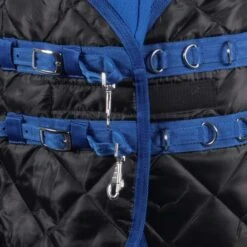 Catago Stalldecke 300g Schwarz/Blau -TRUS Pferd Geschaft agradi 44831026 2.470a50