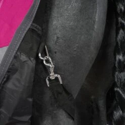 HKM High Neck Decke Cleveland 600D Fleece Rosa/Grau 165/215 -TRUS Pferd Geschaft agradi 44870707 6.1263d2 1