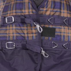 HKM High Neck Decke Pittsburgh Karo 600D 300g Navy 115/165 -TRUS Pferd Geschaft agradi 44870899 2.41cc6f 1