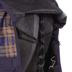 HKM High Neck Decke Milwaukee Karo 1200D 100g Wattefüllung Navy/Braun Kariert -TRUS Pferd Geschaft agradi 44870899 6.d47070 2