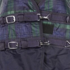 HKM High Neck Decke Orlando Karo 600D 100g Wattefüllung Navy/Braun Kariert -TRUS Pferd Geschaft agradi 44870905 1.afbddc