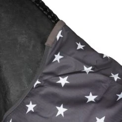 HKM High Neck Decke Orlando Stars 600D 100g Wattefüllung Grau -TRUS Pferd Geschaft agradi 44870930 3.e56185