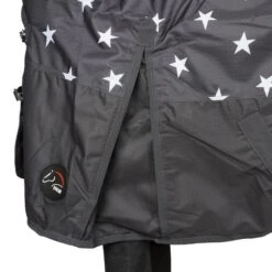 HKM High Neck Decke Orlando Stars 600D 100g Wattefüllung Grau -TRUS Pferd Geschaft agradi 44870930 4.db0d59