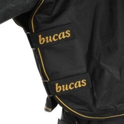 Bucas Irish Turnout Light 50g + Neck Schwarz/Gold -TRUS Pferd Geschaft agradi 44878465 4.aad065