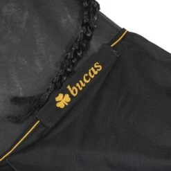 Bucas Irish Turnout Light 50g + Neck Schwarz/Gold -TRUS Pferd Geschaft agradi 44878465 6.9e51ea