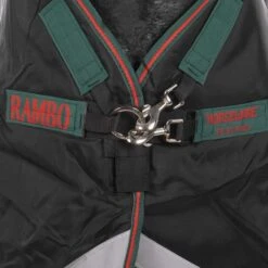 Rambo Original Turnout Med L/A 200g Schwarz/Grün/Rot -TRUS Pferd Geschaft agradi 44879291 1.d71bc6