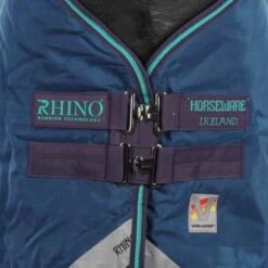 Rhino Original Turnout Med VL Navy/Grau/Aqua -TRUS Pferd Geschaft agradi 44879440 1.6f9885
