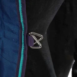 Rhino Original Turnout Med VL Navy/Grau/Aqua -TRUS Pferd Geschaft agradi 44879440 6.879e4f