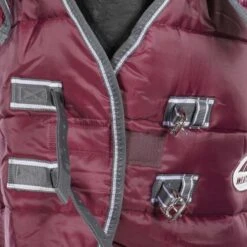 Weatherbeeta Stalldecke Comfitec Channel Quilt Combo Neck Heavy 210D 400g Maroon/Grau/Weiß -TRUS Pferd Geschaft agradi 44881344 2.d054bb