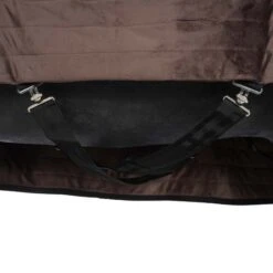 EQUITHÈME Stalldecke Teddy Gefüttert Mit Synthetischem Schaffell Schwarz/Braun -TRUS Pferd Geschaft agradi 44882684 4.c48afe