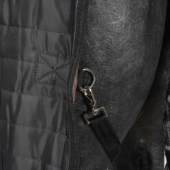 EQUITHÈME Stalldecke Teddy Gefüttert Mit Synthetischem Schaffell Schwarz/Braun -TRUS Pferd Geschaft agradi 44882684 5.2ef0e4