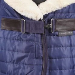 EQUITHÈME Stalldecke Teddy Gefüttert Mit Synthetischem Schaffell Schwarz/Braun -TRUS Pferd Geschaft agradi 44882689 1.df0cb0