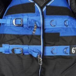 EQUITHÈME Outdoordecke Tyrex 1200D Aisance 300g Mit Halsteil Blau/Schwarz -TRUS Pferd Geschaft agradi 44882790 2.40f21b 1