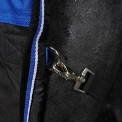 EQUITHÈME Outdoordecke Tyrex 1200D Aisance 100g Mit Halsteil Blau/Schwarz -TRUS Pferd Geschaft agradi 44882790 6.4ae6b7