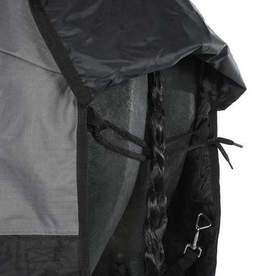 HKM High Neck Decke Orlando 600D 100g Wattefüllung Grau/Schwarz 7 HKM High Neck Decke Orlando 600D 100g Wattefüllung Grau/Schwarz – Bild 7