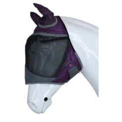 Shires Fliegenmaske Deluxe Mit Ohren Violett -TRUS Pferd Geschaft agradi 44945735 3.a80a20 1