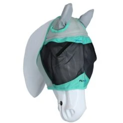 Shires Fliegenmaske Air Motion Mit Ohren Aqua