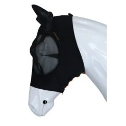 Shires Fliegenmaske Stretch Jet Black -TRUS Pferd Geschaft agradi 44945775 3.a76480