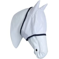 Saxon Fliegenmaske Mesh Weiß/Navy