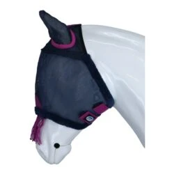 Weatherbeeta Fliegenmaske Comfitec Deluxe Durable Mesh Mit Ohren Und Fransen Schwarz/Lila -TRUS Pferd Geschaft agradi 44946874 3.a03c71 1
