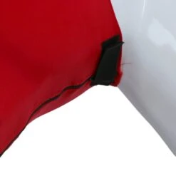 Weatherbeeta Fliegenmaske Deluxe Stretch Mit Ohren Rot/Schwarz -TRUS Pferd Geschaft agradi 44947172 4.d48926