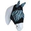 HKM Fliegenmaske Zebra Aqua/Schwarz